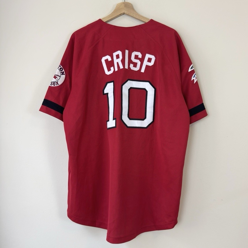 Vintage y2k Coco Crisp Boston Red Sox Majestic MLB Jersey - XXL